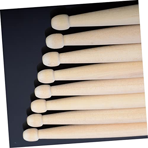 Baquetas de Madera Maple 2 Pares para Batería Beige miniatura 4
