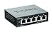 D-Link DGS-1100-05V2 Managed Smart Switch, 5 Gigabit Ports, VLAN Support, Layer 2 Functionality, QoS, 802.3az EEE, Fanless