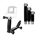 Extension Arm for GoPro, 3 in 1 Pivot Arm Mount Extender Adjustable Monopod Handheld Grip Compatible with All GoPro Hero 11/10/9/8/7 Cameras