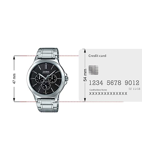 Casio Analog Black Dial Men's Watch MTP-V300D-1AUDF - Image 3
