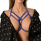 Generico Brassière in Pizzo Donna Reggiseno Aperto Spalline Regolabili Underwear Push Up Bra Sexy Bralette a Triangolo Hot per Sesso Camisole Erotico Babydoll Latex Lingerie Confortevole