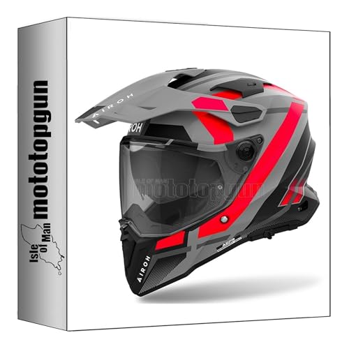 Casque moto dual Airoh Commander 2 XS contre la buée et la fatigue cervicale