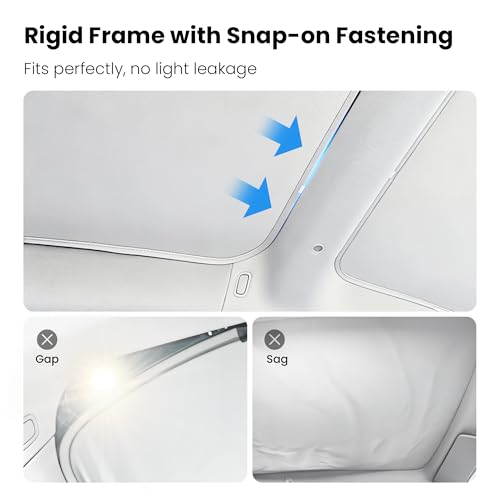 2026 Upgraded Sunshade Roof for Tesla Model 3 Accessories 2017-2026 by BELLINGO - Used condition - Image 6