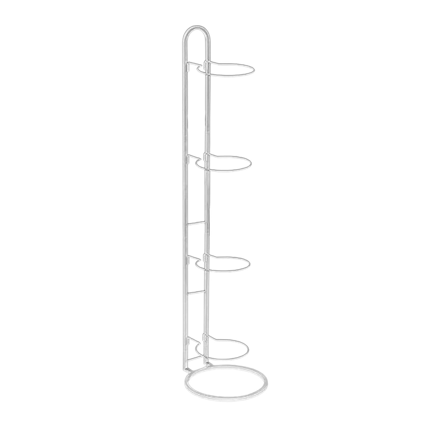 Rockible Estante de Bolas de 4 Niveles, Almacenamiento Vertical de Baloncesto