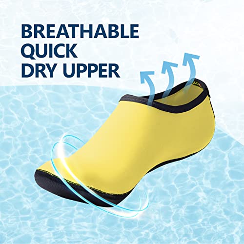 Image of JACKSHIBO Water Shoes for Women Men Quick-Dry Swim Shoes Beach Water Socks | Aqua, Swimming, Yoga, Surf, River, Lake, Kayak, Pool Socks, Cruise Essentials, Sport, Adult, Unisex, Cute, Barefoot, Vacation