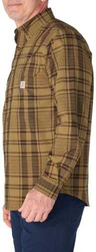 Image of Carhartt Men's Fort Loose Ls Plaid Shirt