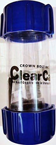 Clear Can Storage Container, 2" x 6", Color Varies