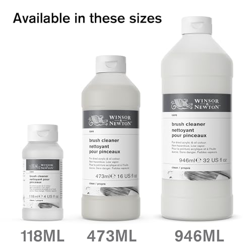 Winsor & Newton Brush Cleaner & Restorer, 16.0-oz Bottle by Winsor & Newton - Image 4