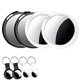 Tracker Tags 4 Pack [Apple MFi Certified] Pair with Apple Find My(iOS Only) Smart Bluetooth Tracking Tags Key Finder Item Locator Waterproof Worldwide Tracker for Pets Wallet Backpack Dogs Luggage