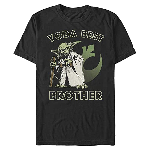T-shirt Yoda Best Brother Star Wars grande taille, le cadeau d'anniversaire idéal pour un frère