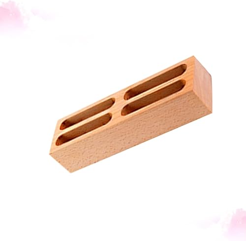 Miniatura 7 de Tarjetero para caja de escritorio, 4 estuches organizadores, mesas de escritorio, soporte de negocios, tarjetas de madera, pantalla de madera,