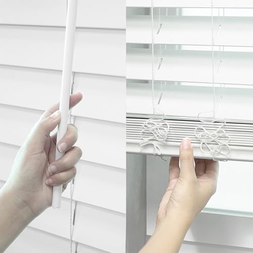 DEZ FURNISHINGS Cordless 2" Smooth Faux Wood Sidelight Single Blind, 12" W x 72" H, Smooth White by DEZ Furnishings - Image 4