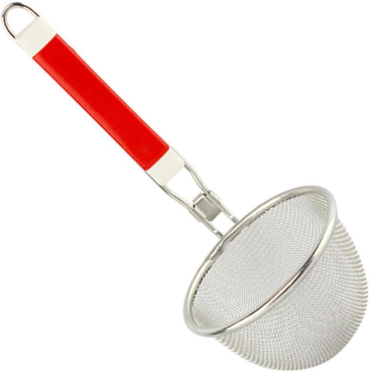 Stainless Steel Mesh Pasta Basket Spider Food Skimmer with Long Handle