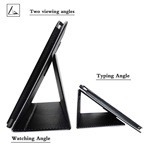 Mama Mouth For Rca Galileo Pro 11 Case,Pu Leather Folio 2-Folding Stand Cover For Rca 11 Delta Pro 11.6 Inch/Rca Galileo Pro 11 Rct6513W87Dk 11.5" 2-In-1 Tablet,Black #TOP4