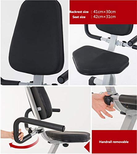 Image of Folding Treadmills Electric Pedal Exerciser for Seniors Portable Fitness Cycle for Arm /Leg Exercise Cycling Trainer Stationary Exercise,
