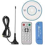 MIFO TV/ラジオチューナー DVB-T TVスティック 受信機 USB2.0 デジタル SDR+DAB+FM （RTL2832U+R820T2）USBチューナー リモコン付き