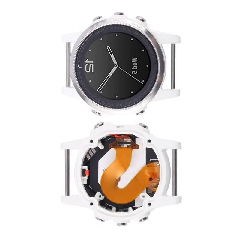 YOOOKOOO - Display LCD e pannello touch per Garmin Fenix 5S, colore: Argento