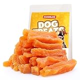 KUADELRO Healthy Sweet Potato Dog Treats, Soft and Low Fat Dog Training Treats for Small Medium Dogs and Large Breed, Single Ingredient Chews Snacks 10.58oz/25-30pcs
