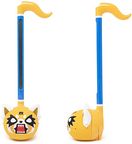Image of Otamatone Sanrio Special Edition (2 Pc. Set - Aggretsuko Rage + Gudetama) - Fun Electronic Musical Toy Instrument by Maywa Denki (Official Licensed) [Includes Song Sheet and English Instructions]