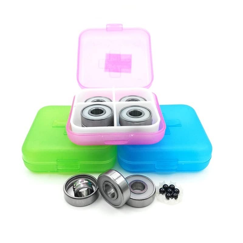 608-2RS Hybrid Ceramic Bearing Abec-11 Inline Skate Shoes Bearing Black Silicon Nitride Si3N4 Ball for Skate Scooter DINGGUANGHE
