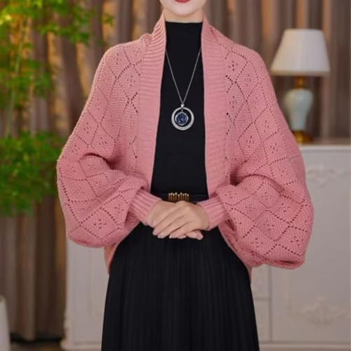 Knitted Shawl Coat, Fashion Hollow Out Cardigan, Women'S Knitted Lightweight Slouchy Wrap Cardigan Shawl Coat3