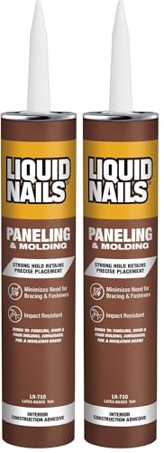 Image of Liquid Nails 10 oz. Paneling & Molding Construction Adhesive (Low VOC), Off White /Tan (Pack of 2)