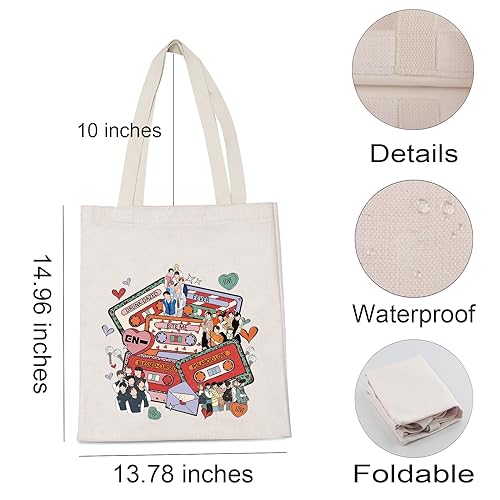 K-POP Music Travel Shopping Bag Kpop Album Lover Reuseble Bag South Korea Star Team Fans Gift (PO-LOVE) - Image 2