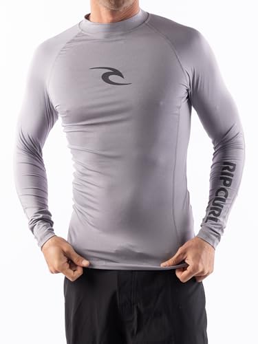 Rip Curl Men's Long Sleeve Rashguard-UPF 50+ Sun Protection Surf Shirt, Loose Fit Rash Vest2
