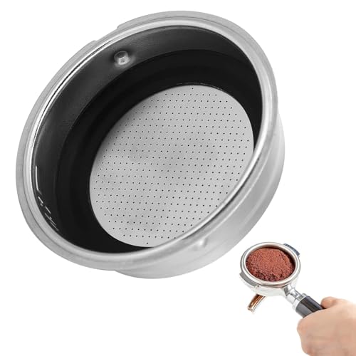 Filtro per Caffè Riutilizzabile, Filtro a Rete per Cestello Portafiltro in Acciaio Inossidabile Accessori Di Ricambio Filtro Macchina Caffe per Macchina Da Caffè Esspesso(#1)