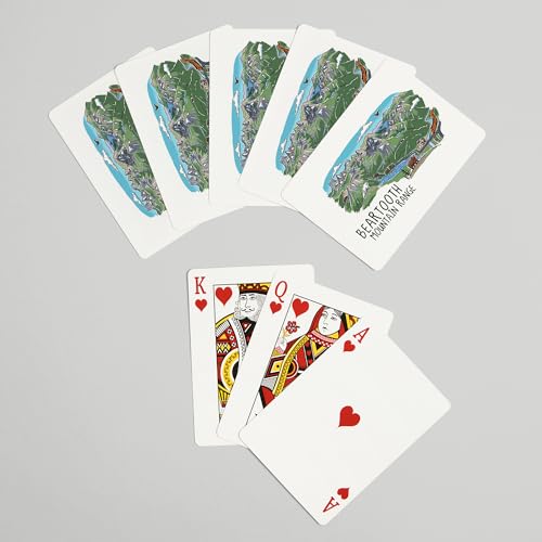 Baraja Beartooth Montana, 52 cartas tamaño póker miniatura 7