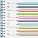 HAUSER XO Trends Ball Pen Set – 10 Assorted Colors, 1.00mm Tip, 11 x 1.2 x 15 Pack (Blue, Black, Red, Green, Orange, Pink, Light Green, Light Blue, Brown, Purple), School Supplies, Office Tasks