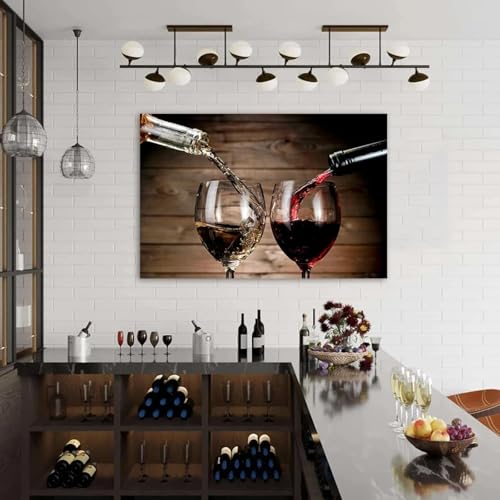 Image pour salle à manger et peinture classique sur verre de 60x80cm