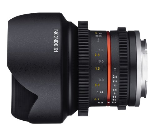 Rokinon Cine Cv12M-Mft 12Mm T2.2 Cine Fixed Lens For Olympus/Panasonic Micro 4/3 Cameras #TOP1