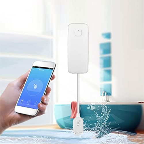Smart Water Level Alarm, WiFi Water Immersion Sensor with Water Leakage Sound Alarm Sensor Detection, Wall Water Leak Detector, APP Remote Monitoring, Daily Deals