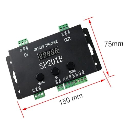 Decodificador SP201E DMX512 para resolver la conexión entre consolas y luces LED direccionables 2