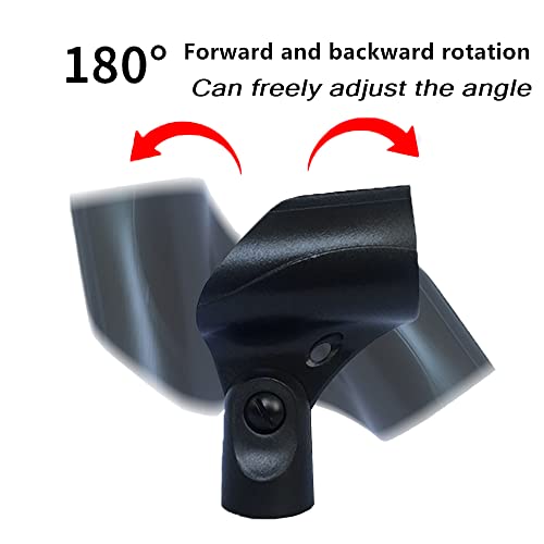 Norhogo 2 Pack mic clips for stands Universal Microphone Clip Holder - Image 4