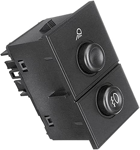 Fog Light & Cargo Lamp Switch Replace 15143597 Fit for 2003-2007 GMC Sierra Chevrolet Silverado 1500 2500HD, Fit for 2003-2006 Cadillac Escalade EXT