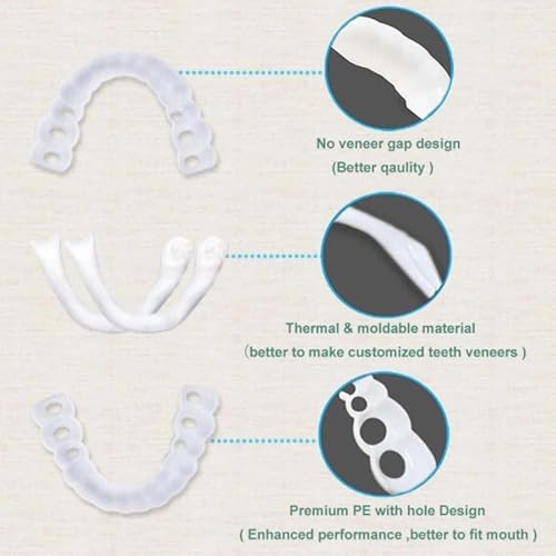 Image of 2 Pairs, Adjustable Nature and Comfortable,Regain Confident Smile