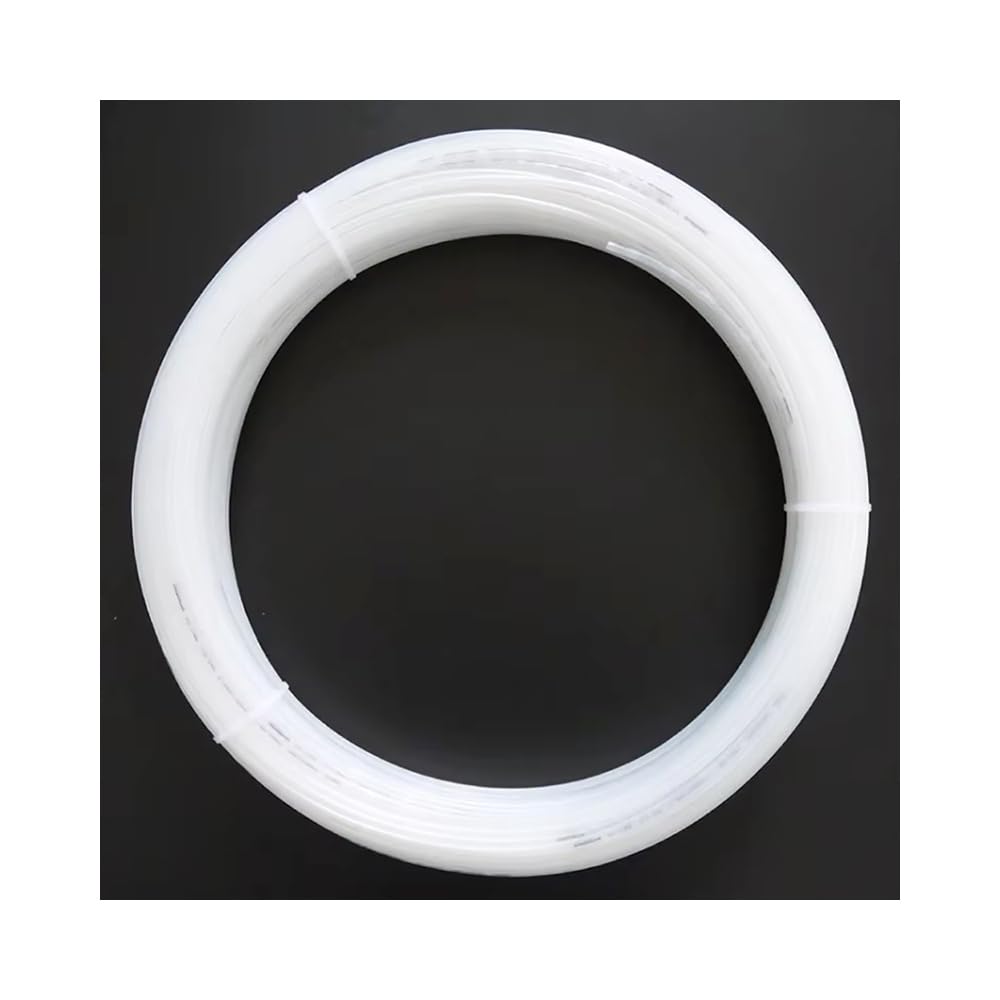 Translucent Rigid PA6 Nylon Tubing 5M Polyamide Pipe for Air Water Oil Solvent Conveyance, Inner Diameter 2-13mm(OD 10 x ID 7mm)