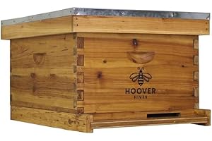 Hoover Hives The Original Fully Assembled Bees Wax Coated 10 Frame Langstroth Beehive Bottom Board