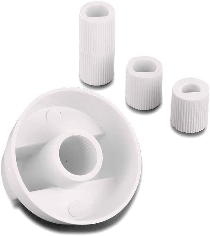 Kit 4 Manopole Universali Per Cucina A Gas - Innesto 6-7-8 Mm, Design Nero Moderno - Foto 8