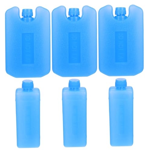 SUPVOX 6piezas Caja De De Hielo Reutilizable para Enfriar Aire Acondicionado Almacenar Alimentos y Bebidas Bloques De Enfriamiento para Verano Camping y Envíos