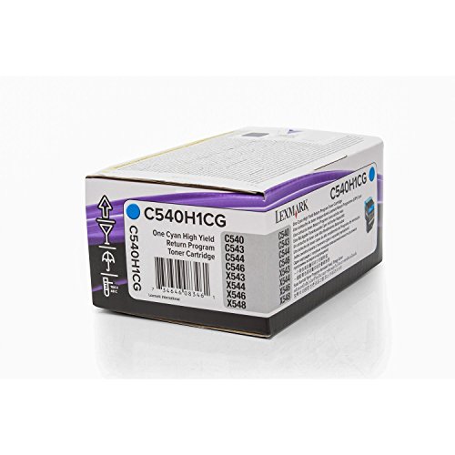 Toner cyan Lexmark Optra C544DTN aux couleurs éclatantes et haute précision 0C540H1CG