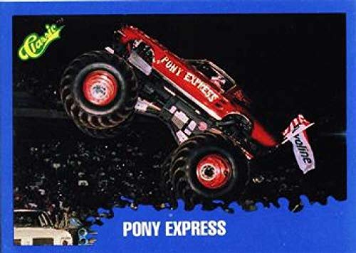 1990 Classic Monster Trucks Racing 61 Pony Express Official Monster Truck Racing Association Trading Card From The Score Board Inc Company