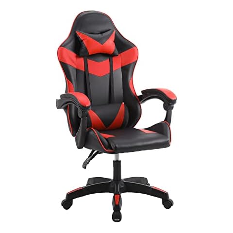 Panana Heavy Duty Gaming Reclining Racing Chair PU Leather Swivel PC Game Desk Chair Cover