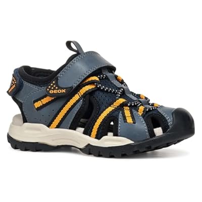 Geox J Borealis Boy B  Sandalia  Navy/Orange  29 EU