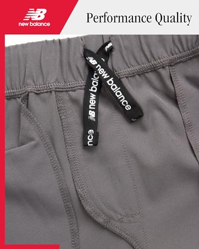 New Balance Boys' Active Sweatpants - Performance Jogger Pants for Boys' - Kids Lightweight Warm Up Track Pants (8-20)3