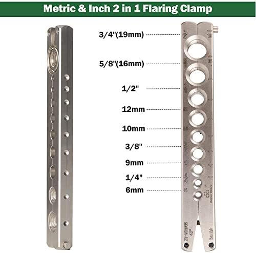 Kit de herramientas inalámbricas para abocardar tuberí excéntricas en sistemas HVAC, de 1/4" a 3/4", funcionamiento en 5 segundos, incluye cortador y desbarbador.