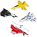 ArtCreativity Diecast Jet Toy Playset, Set of 12, Fighter Jet Toys in Assorted Colors and Designs, Great Birthday Party Favors, Goodie Bag Fillers, Gift Idea for Kids