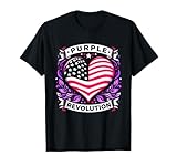 Purple Revolution Blue Dems Red Reps Coming Together Trend T-Shirt